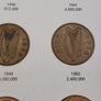 Irish pennies coin from 1928 to 1968 Image 8