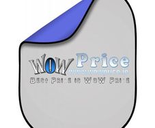 30514 150cm x 200cm Gray/Blue Double-Sided Pop-Out Muslin Background