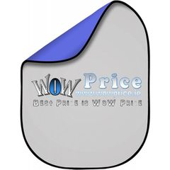 30514 150cm x 200cm Gray/Blue Double-Sided Pop-Out Muslin Background