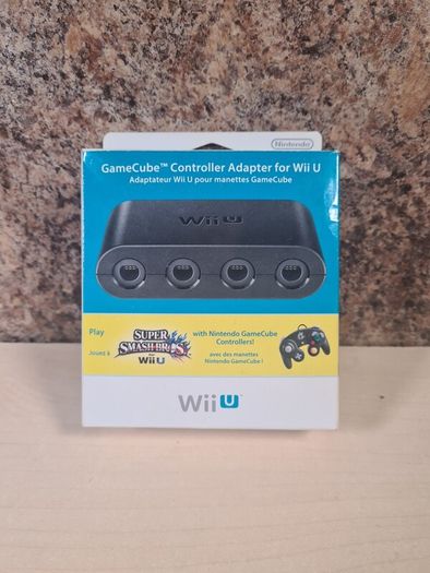Nintendo Wii U Gamecube controller adaptor for Smash Brothers