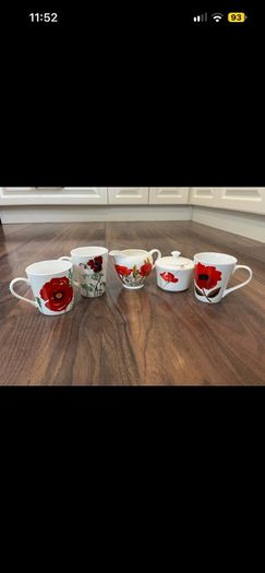 A Collection of Poppy Themed Ceramics