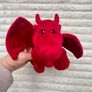 Suki 14444 Dragon Red approx. 18 cm. Plush Used Please see photos Image 4