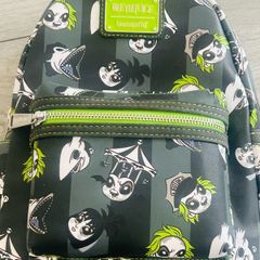 Loungefly Beetlejuice Chibi Characters All-over Print Mini Backpack