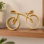 Modern Bicycle Sculpture Unique 3D Printed Home Decor Image 3