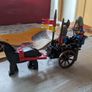 vintage Lego set 6022 1984 knights with horse and cart Image 3