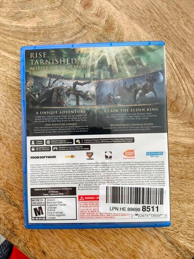 Elden Ring - PS5 (Disc) - Like New / Mint Condition