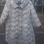 Black and gold metallic brocade coat (free post) Image 3