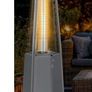 Patio Heater 12.5 kW Gas Heater Including Protective Cover with Gas Hose Pressure Regulator, Stainless Steel Heat Image 7