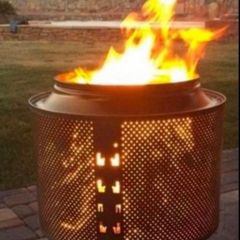 (1st) FIRE PIT NO STAND for BBQ, Night party & Camping ( No stand)