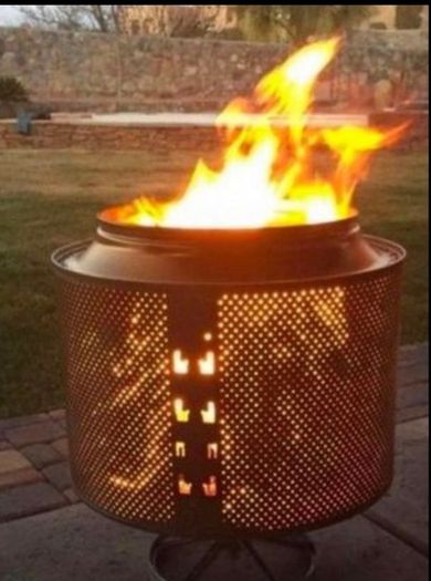 (1st) FIRE PIT NO STAND for BBQ, Night party & Camping ( No stand)