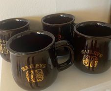 Very Rare Baileys Coffee Mugs (4)