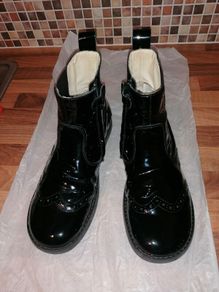 Froddo brand real leather black Chelsea boots size UK4 EU37
