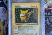 Pikachu 1999 Black Star League Promo PSA 9