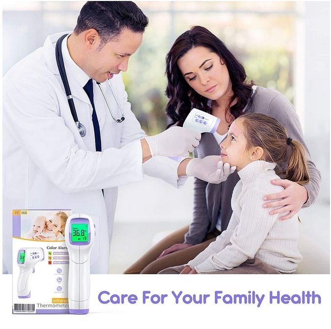 Kkmier Color Alarm Non-Contact Infrared Thermomter