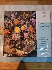 Music You Love No 1 Mozart Brahms Strauss Benatzky Bach Gounod 7 inch EP