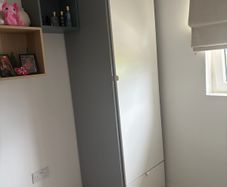 Wardrobe with drawer