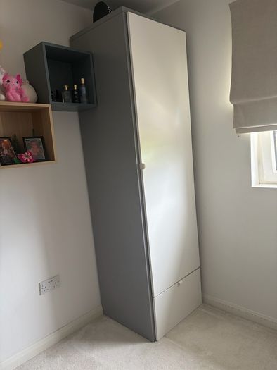 Wardrobe with drawer