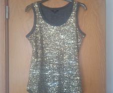 Sleevless Top Sequin