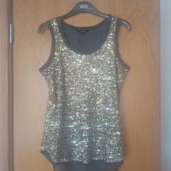 Sleevless Top Sequin