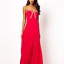size 8 Lipsy VIP Jewel Bodice Maxi Dress with Thigh Split Image 3