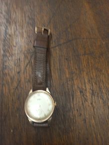 Antique Mens watch 18 caret Gold Trebex working perfectly very nice Watch
