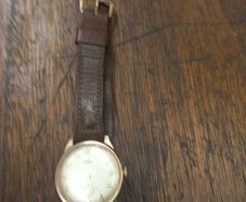 Antique Mens watch 18 caret Gold Trebex working perfectly very nice Watch