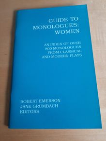Guide to 800 monologues for women