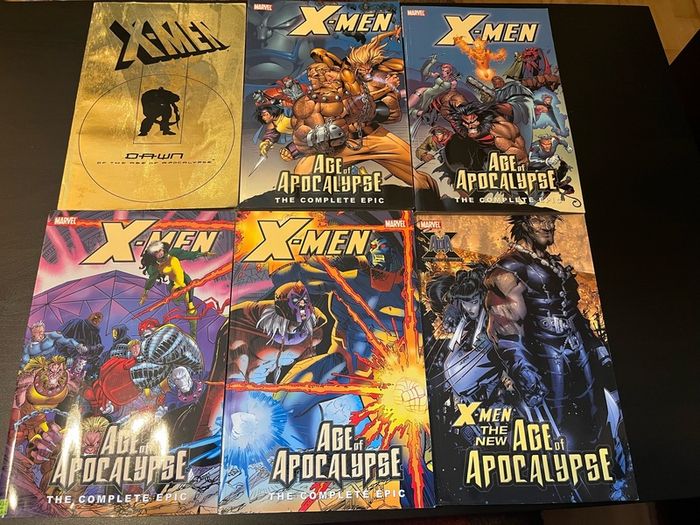 Assorted Marvel trade paperbacks