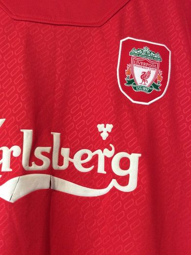 Liverpool Jersey. Official Reebok Mens Home Jersey Season 2004-2006.Original From The Time. Not A Modern Day Remake.