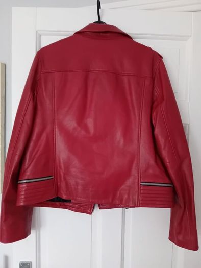 Women Genuine Leather Jacket - Spanish Designer Corty Bennett - UK 12 to 14 - BNWT RRP 450