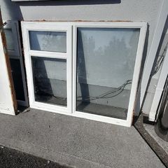 White PVC window