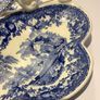 Vintage Mason's Vista Blue Transferware 3-section Dish Image 4