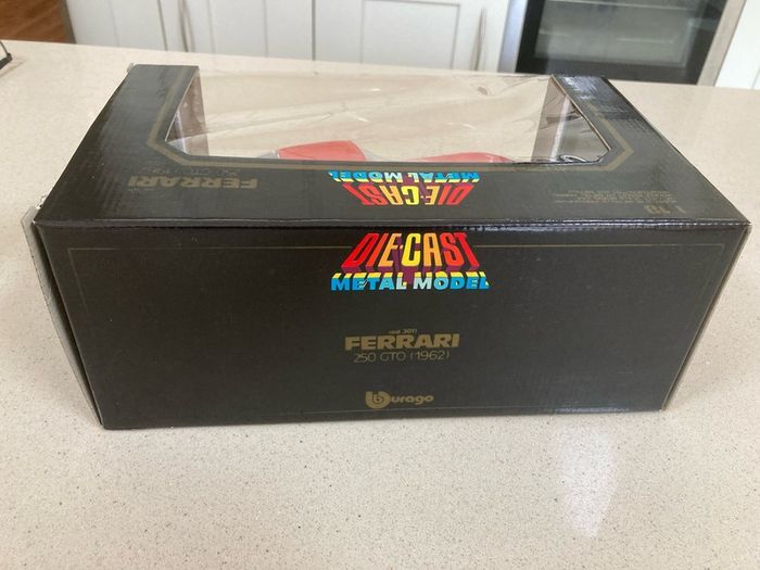 Ferrari 250 GTO Year 1983 USA market Burago 1/18 Extremely rare
