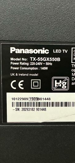 Panasonic  55" 4k TV