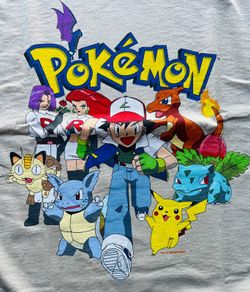 Pokemon 1999 Nintendo official license vintage t shirt new with tags