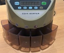 Coin Sorter with Digital Display - Euro Coins - Works Perfectly