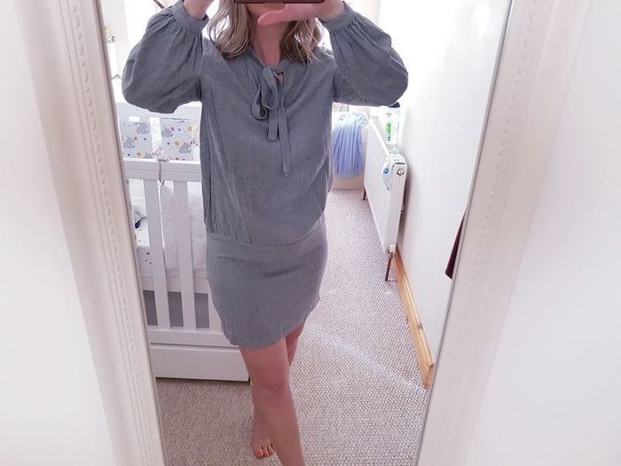 Zara Grey Mini Dress - Size 6/8