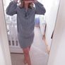 Zara Grey Mini Dress - Size 6/8 Image 2