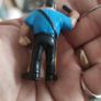 Rare Vintage WWF Big Boss Man Wrestler Toy Mini Figure PVC Bootleg KO 1990s Image 2