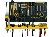 BRAND NEW Panels/shelves for tools in set of assorted plastic hooks