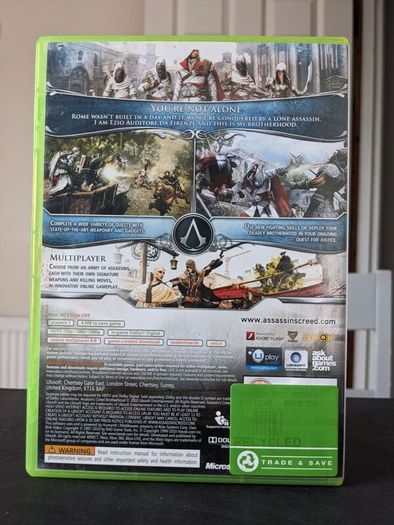Assassins Creed Brotherhood - Xbox 360