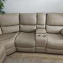 Rita Manual/Electric Leather Recliner Sofa Image 4