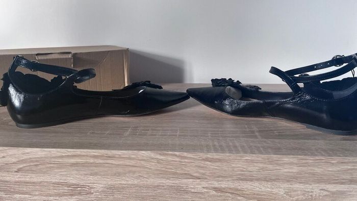 Beautiful Zara Ballet Flat Black Shoes