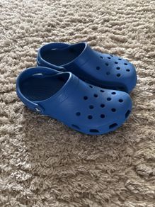 Crocs cobalt blue lightly worn uk 6