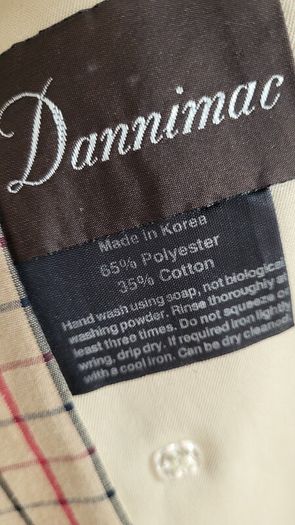 Vintage 1970's Dannimac trench coat Sz Fit 12 UK - See similar BURBERRY trench for 850 euro on Pre-Loved website