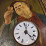 Rare 1880 Black Forest Augenwender  Moving Eyes Picture Clock  Fully Serviced Image 2