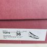 Anitas leather silver Spanish low heel shoes UK4  and UK3.5 new & boxed SALE Image 10