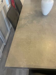 Contemporary grey dining table 200cm