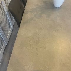 Contemporary grey dining table 200cm