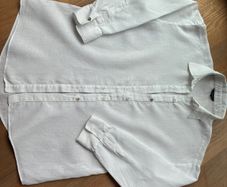 Massimo Dutti White Linen Shirt